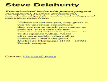 Tablet Screenshot of delahunty.com